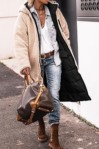 GR | Reversible long puffer jacket