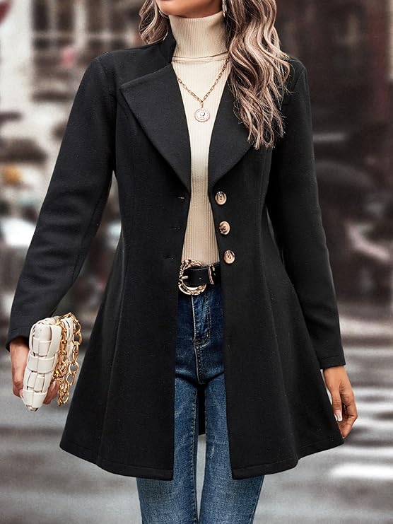 GR | Tailored blazer jacket for women - sophisticated long jacket