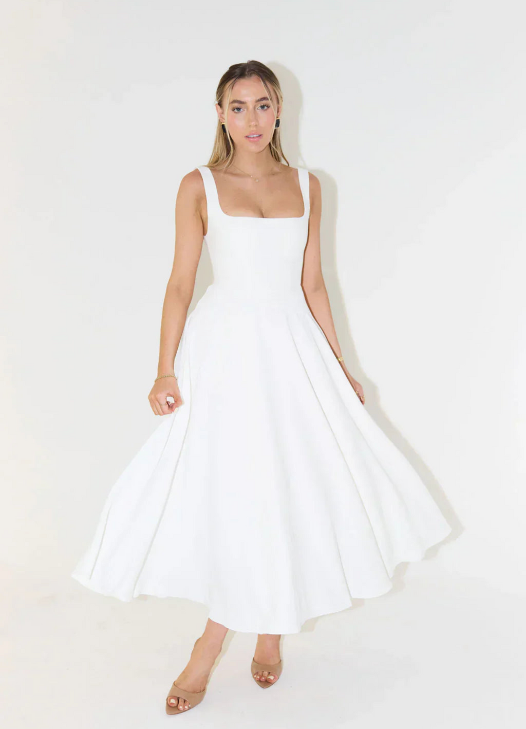 GR | A-Linien Kleid für Damen Midi
