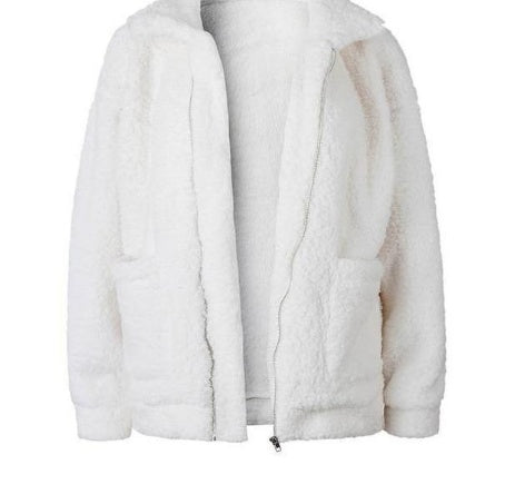 GR | Women's Fleece Sweatshirt with Wide Collar