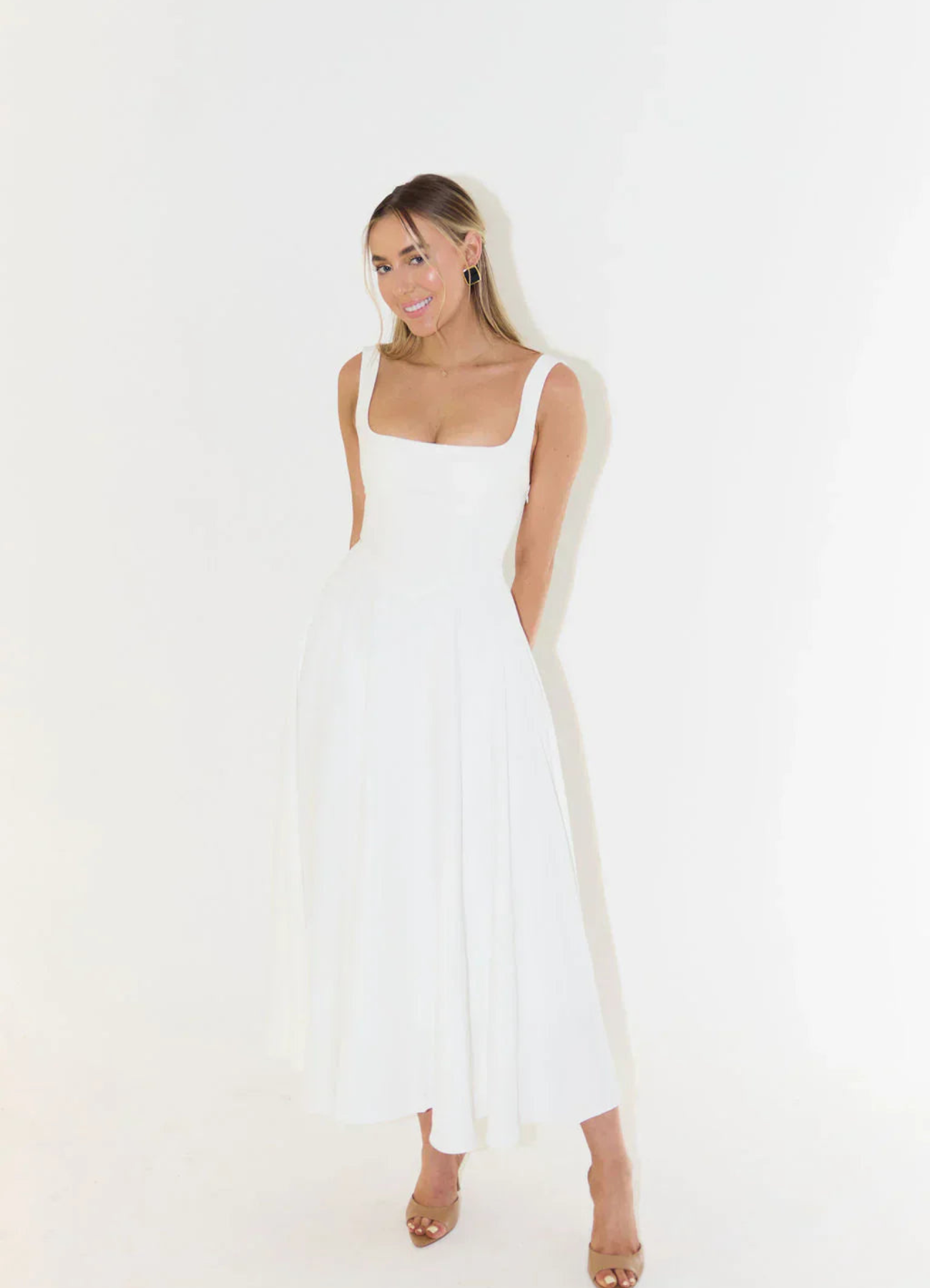 GR | A-Linien Kleid für Damen Midi