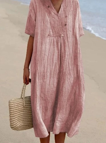 GR | Summer dress made of cotton and linen