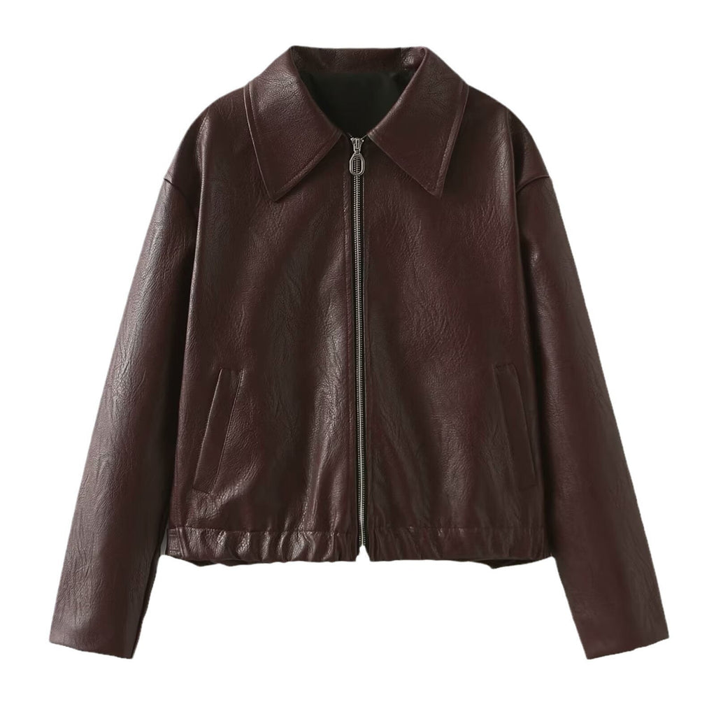 GR | Elegant leather jacket