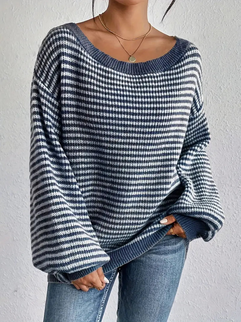 GR | Strickpullover Mit Lockerer Passform
