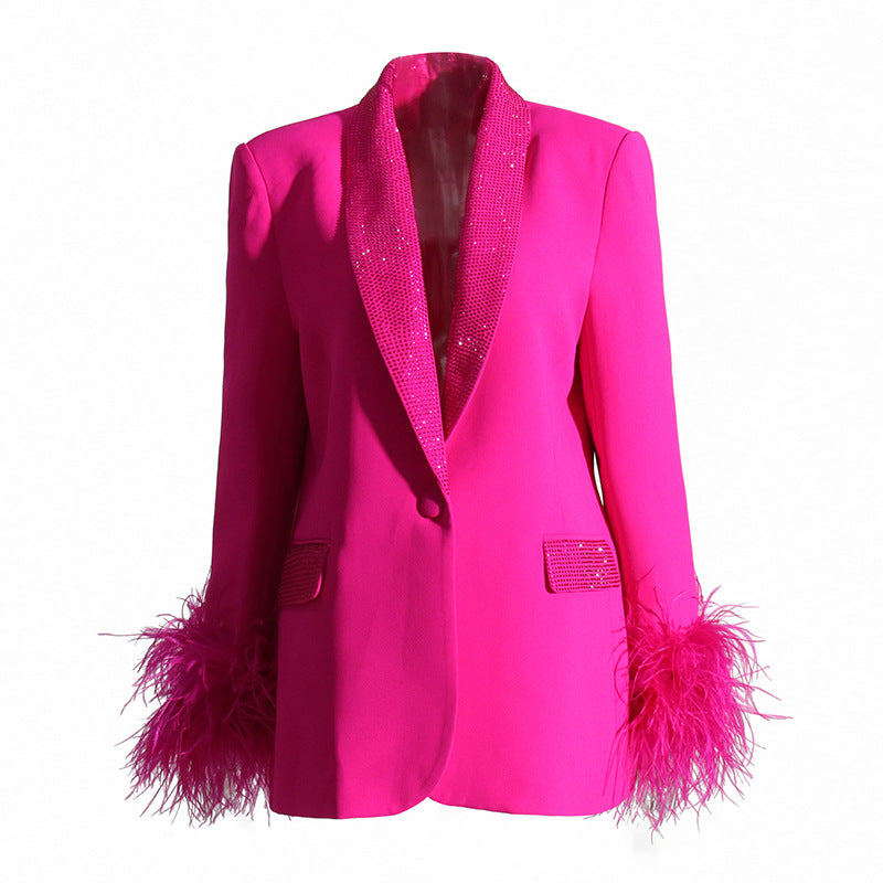 GR women's suit made of fine polyester
