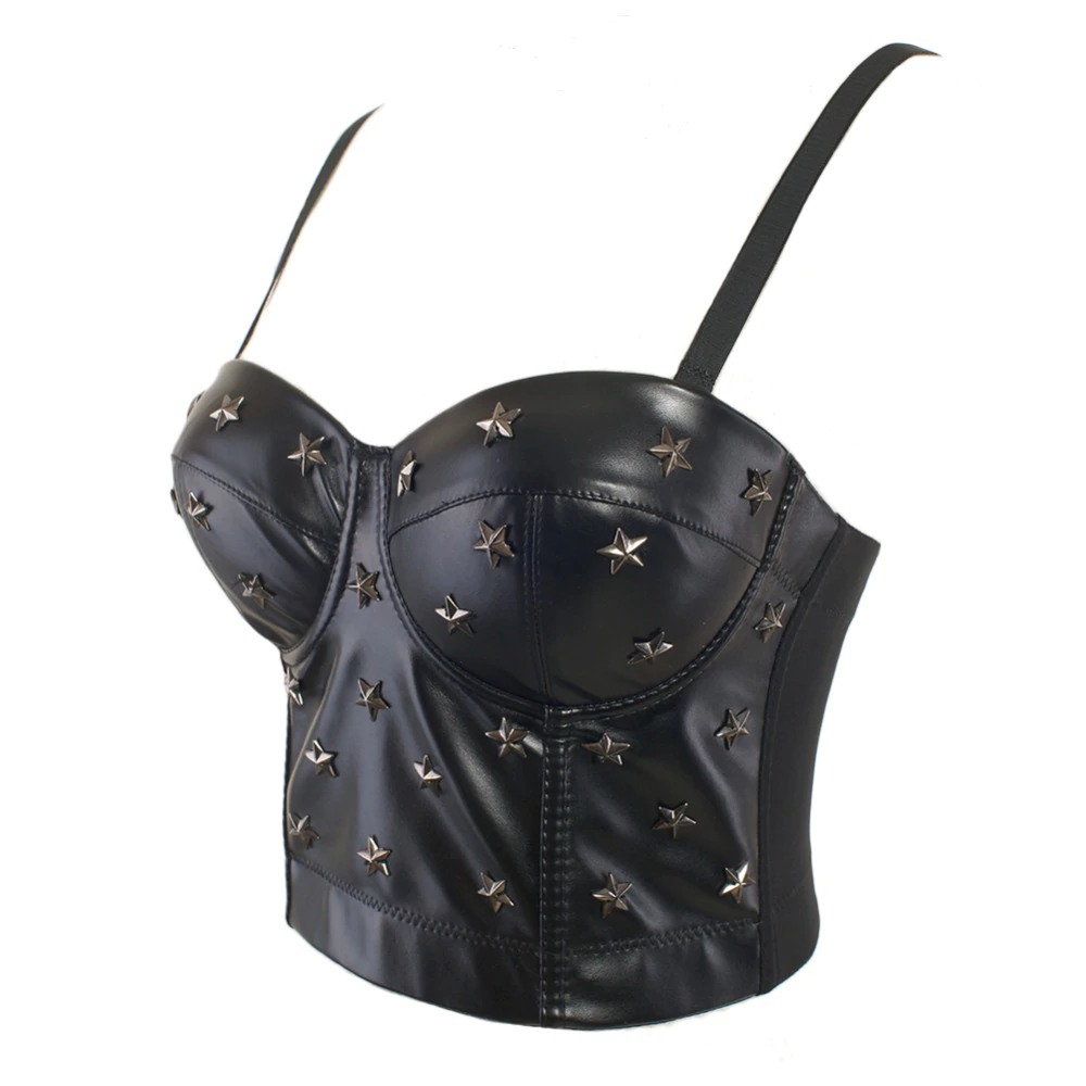 GR | Black Star Crop Top