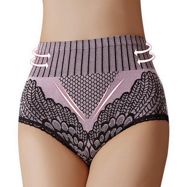 GR | High-waisted underwear with padding
