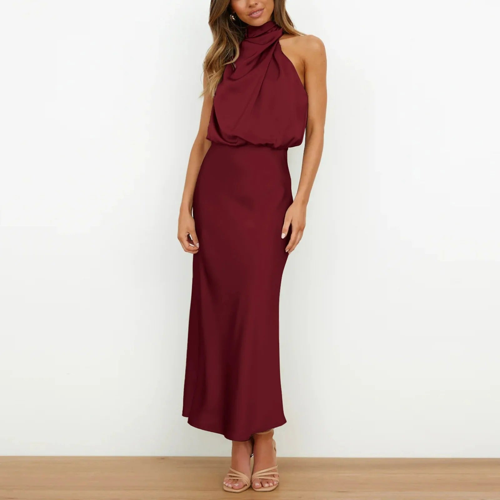 GR | Satin Partykleid