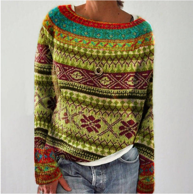 GR | Damen Retro Pullover