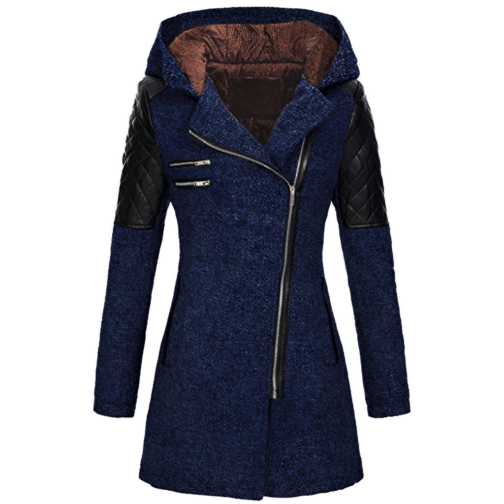 GR | Winter Wool Trench Coat with Hood