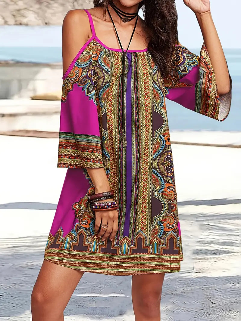 GR | Colorful Boho Summer Dress