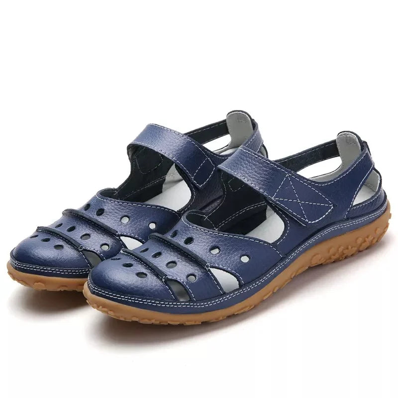 GR | Orthopedic spring sandals with comfortable Velcro closure