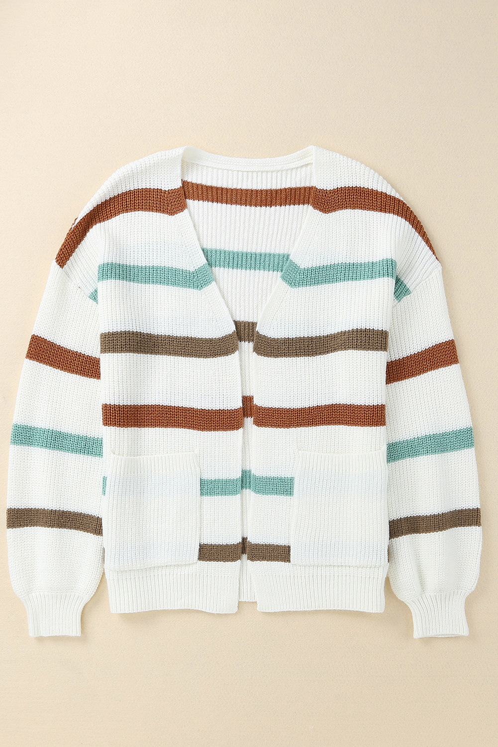 GR | Knitted Vest with Dropped Shoulders for Women 