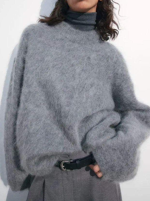 GR | made of mohair - oversized women's sweater