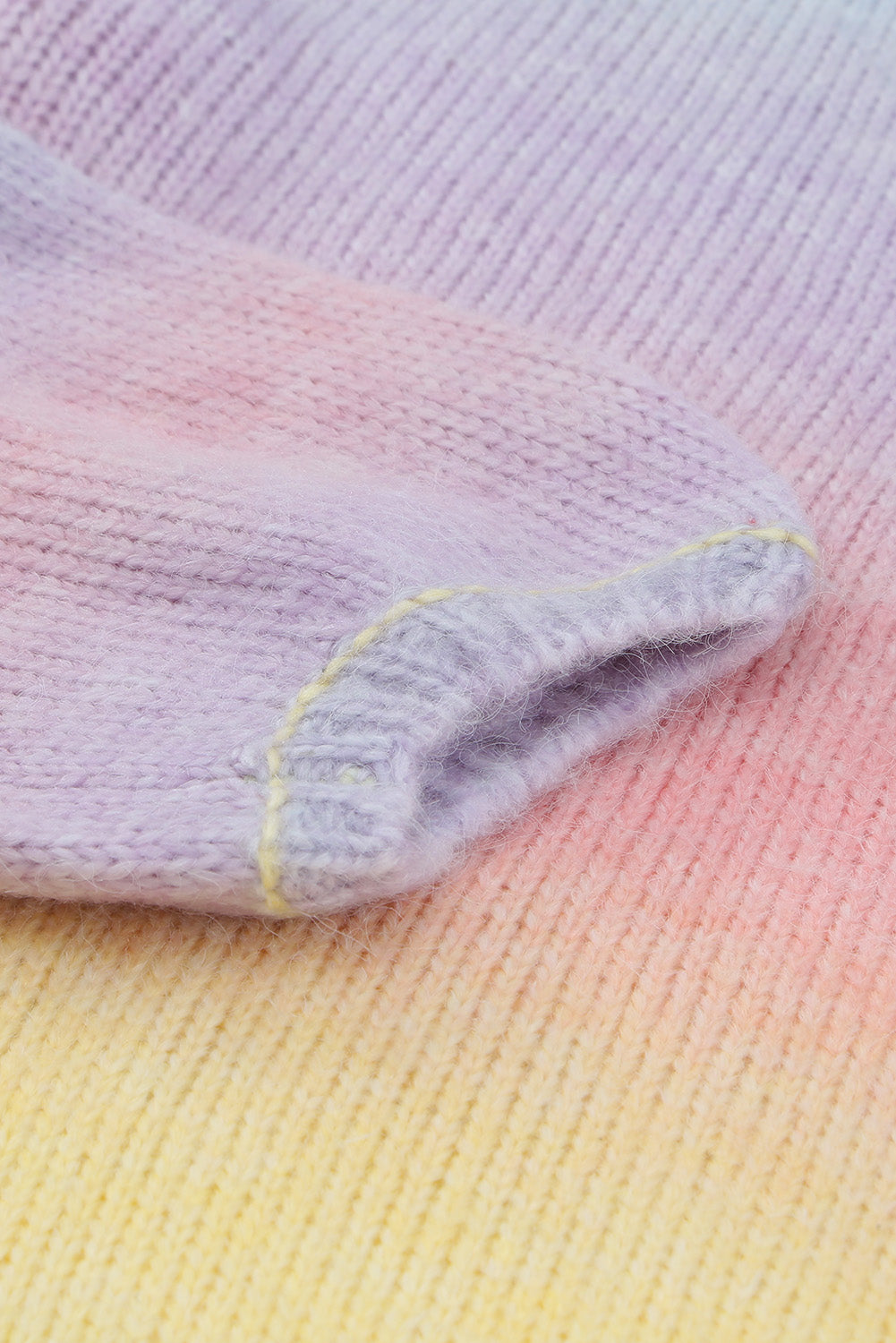 GR | Gradient Offene Vorderseite Fallendes Schulter Cardigan