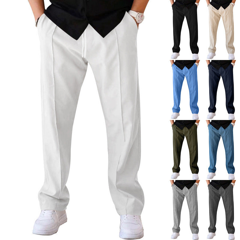 Wide-leg leisure trousers