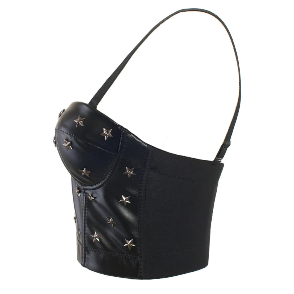 GR | Black Star Crop Top