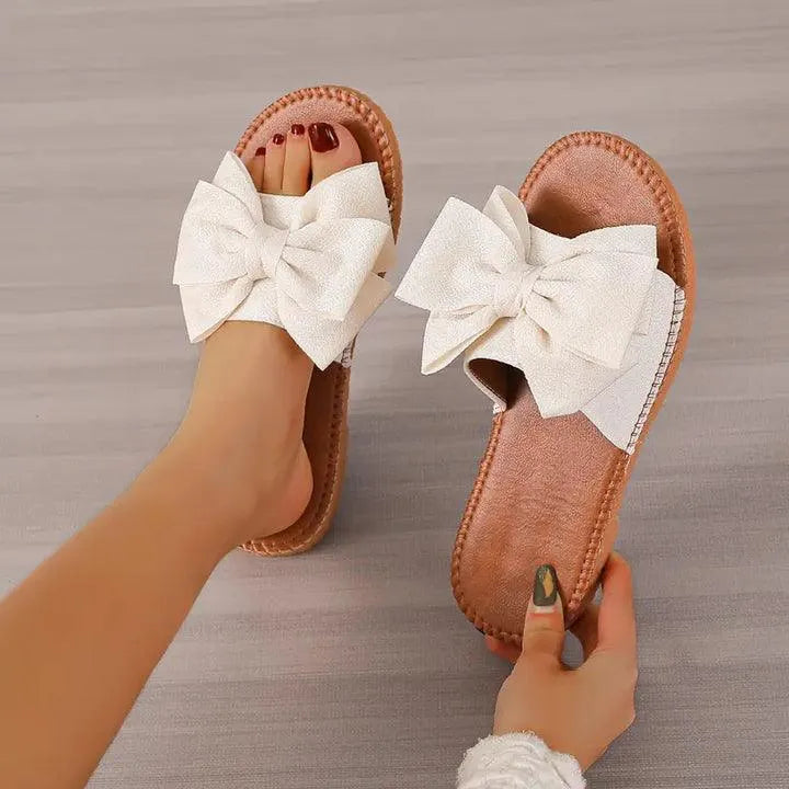 GR | Comfortable Chic Flat Shoes with Bow