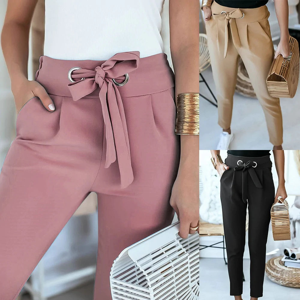 GR | High-waisted women's trousers