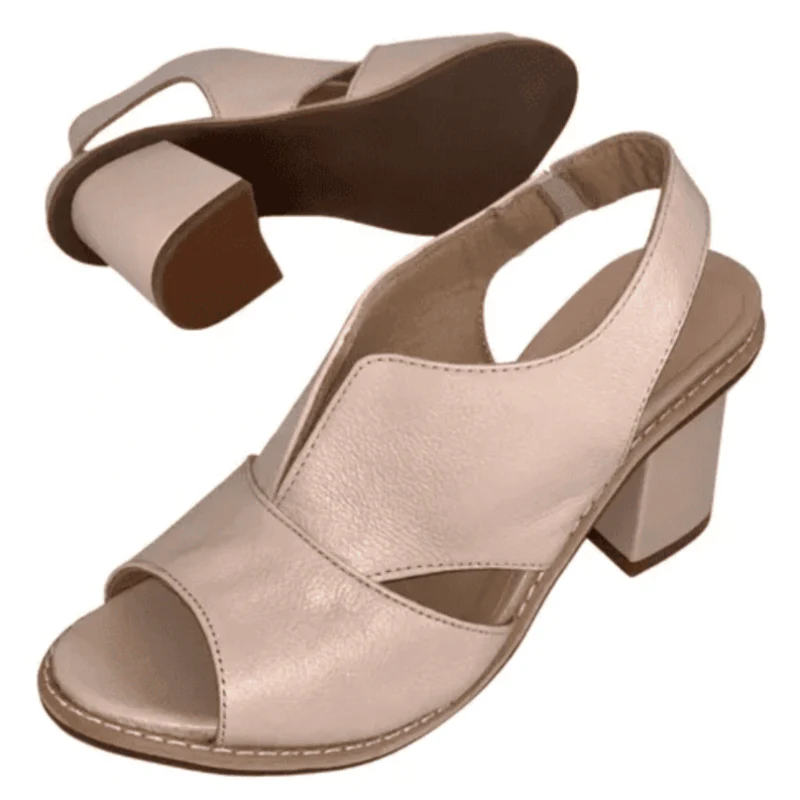 GR | Unrivaled durability and timeless elegance in women's sandals made of genuine leather