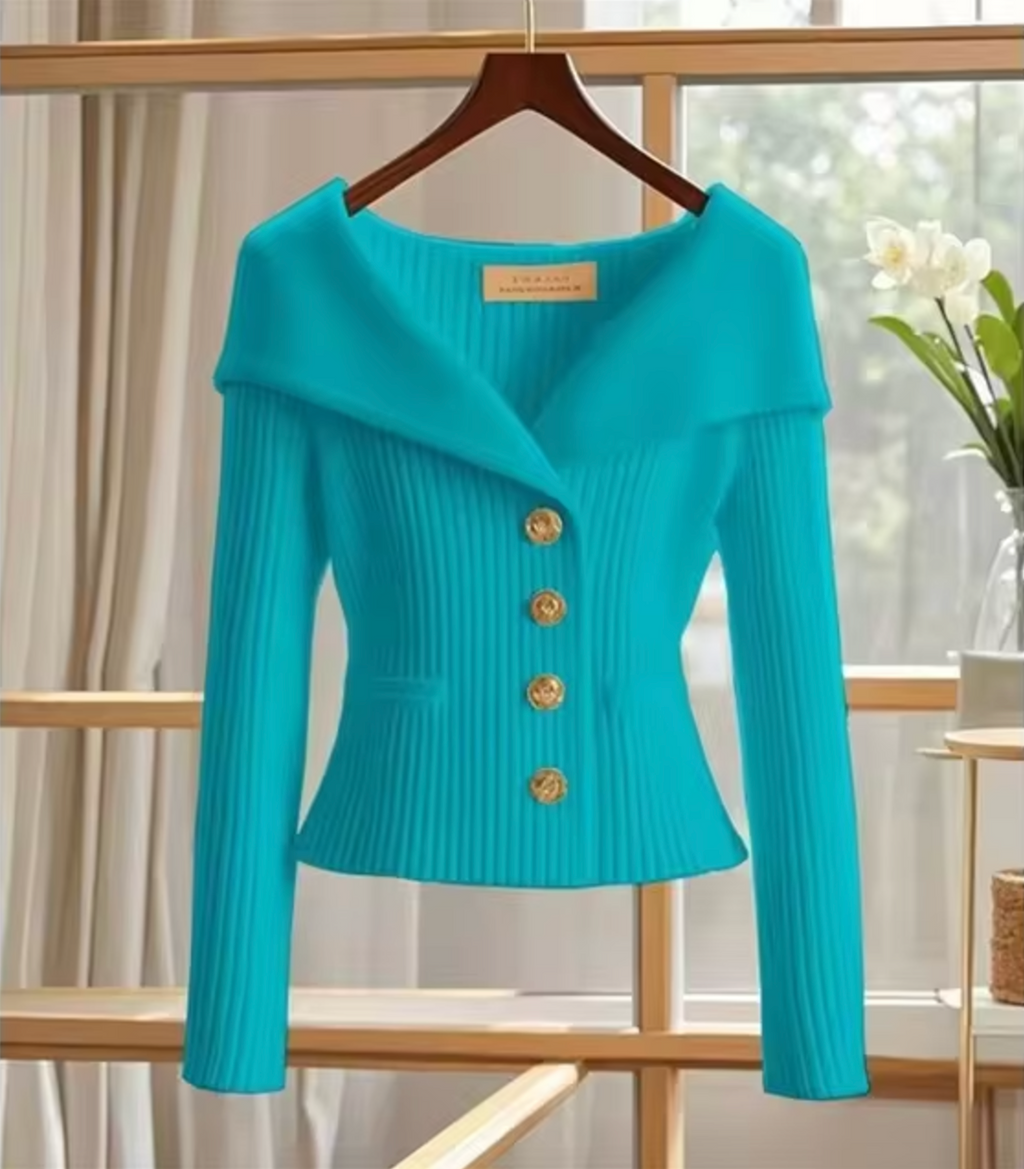 GR | Gestrickte Kurze Strickjacke