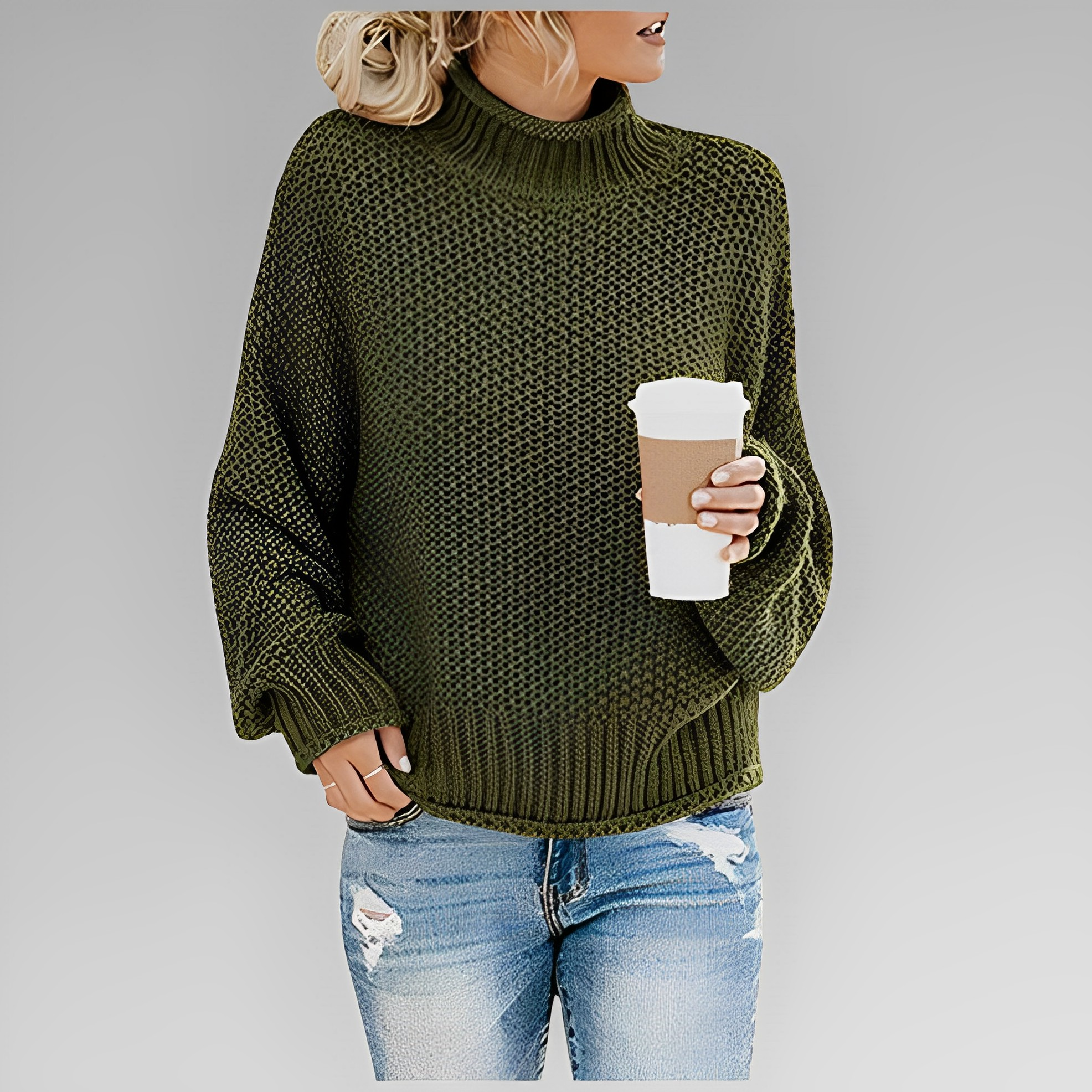 GR Einfacher Und Eleganter Pullover