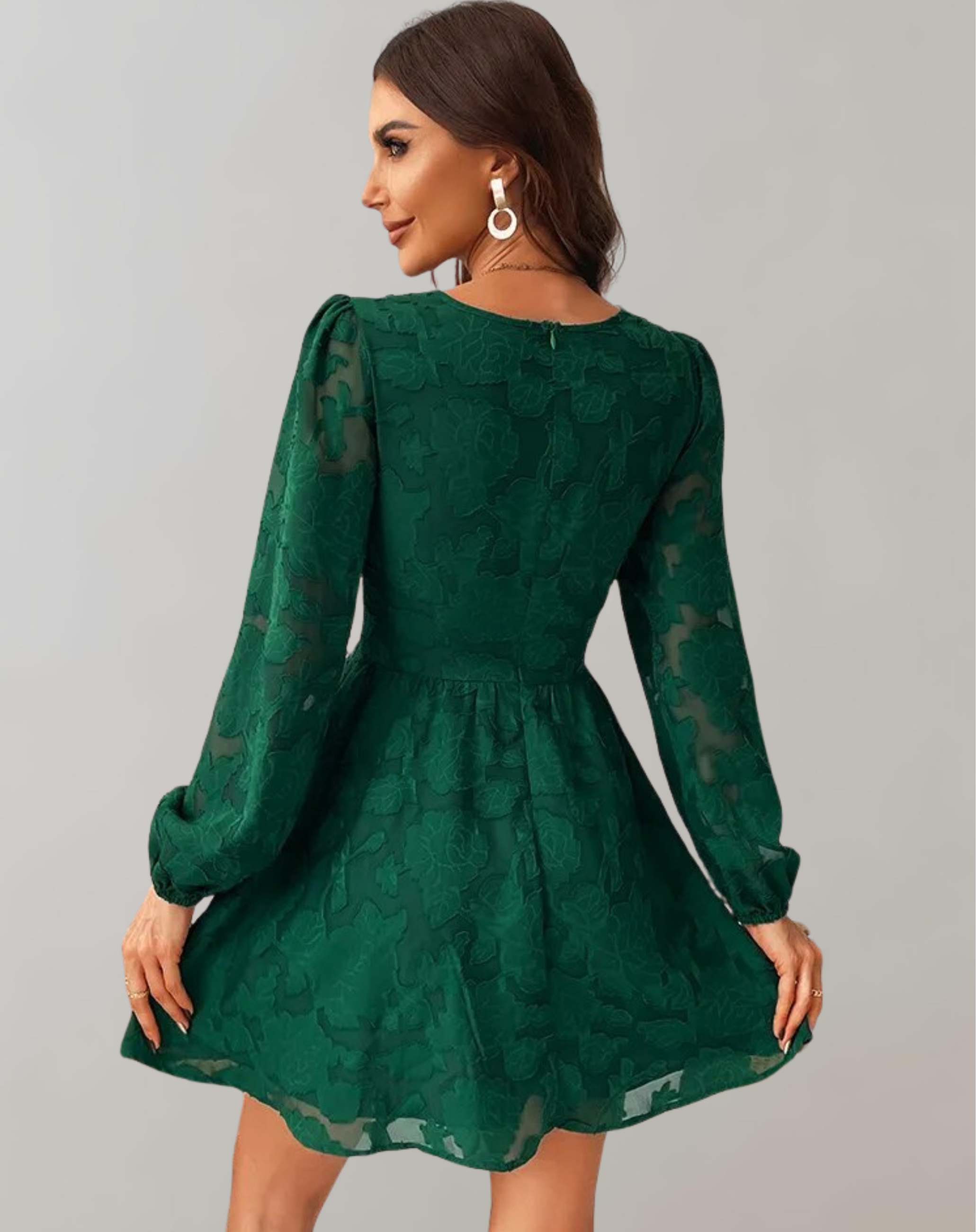 GR | V-ausschnitt Minikleid
