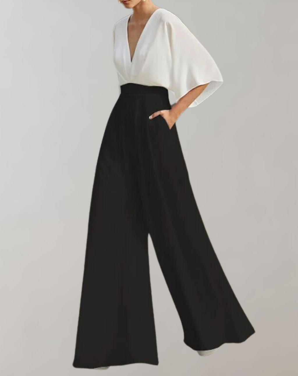 GR | Casual wide-leg romper