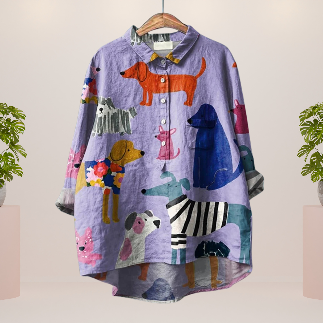 GR | Exclusive women's shirt with art print