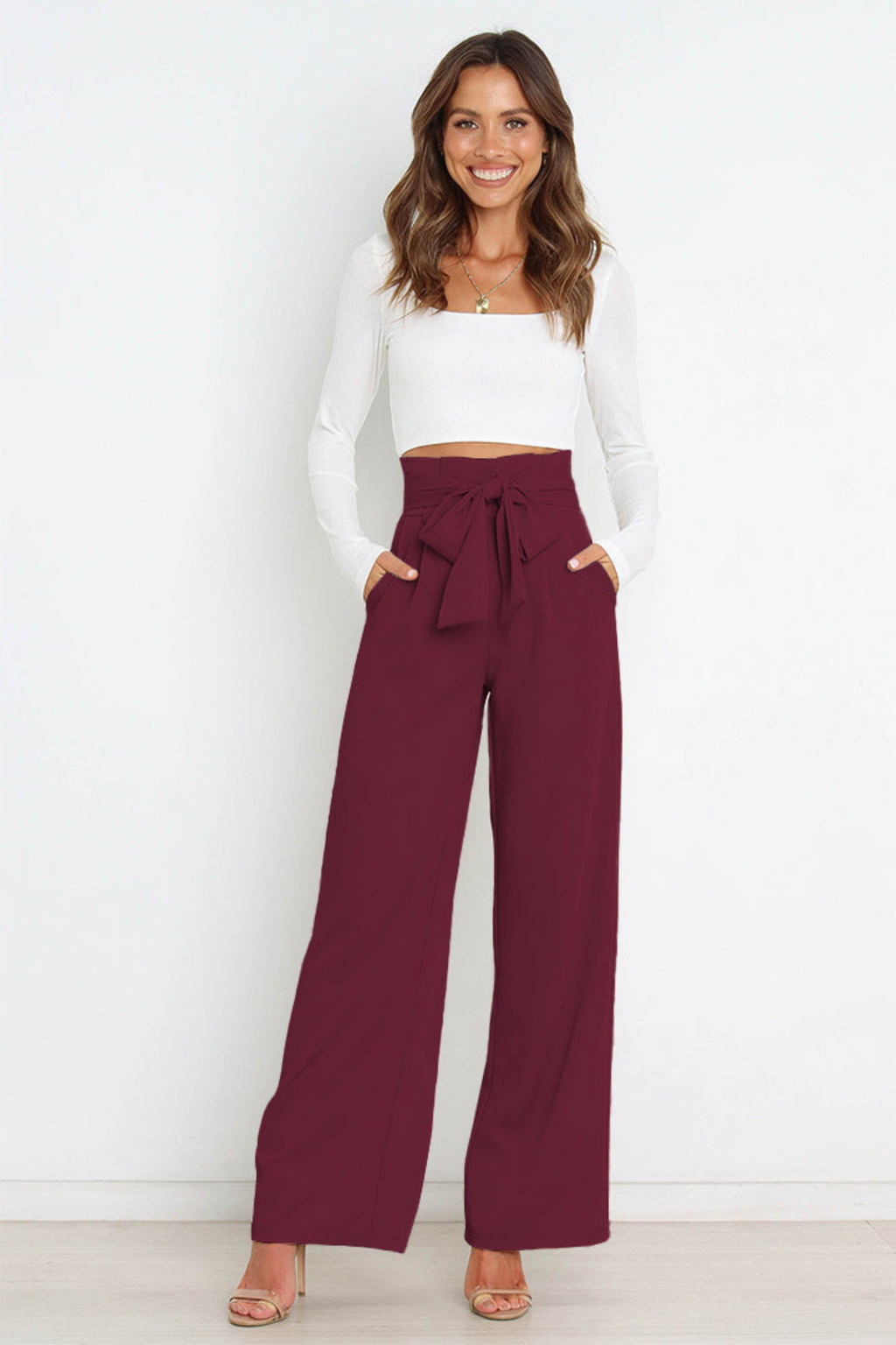 GR | Leinenhose Für Frauen Lang