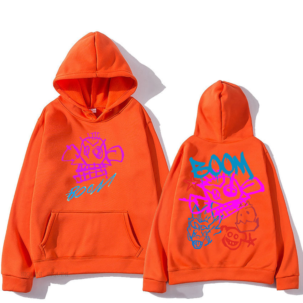 GR | Arcane Jinx cartoon long sleeve hoodie