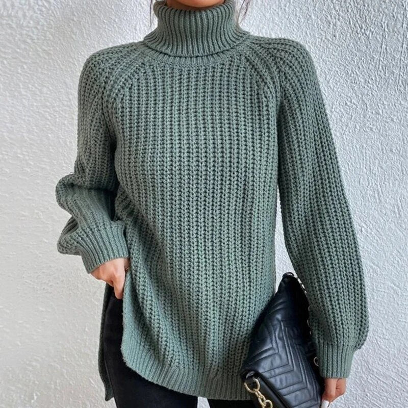 GR - Gemütlicher Strick-Rollkragenpullover