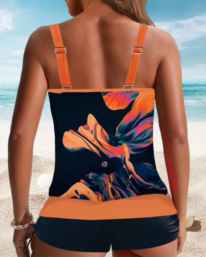 GR | Tankini swimsuit with stylish print