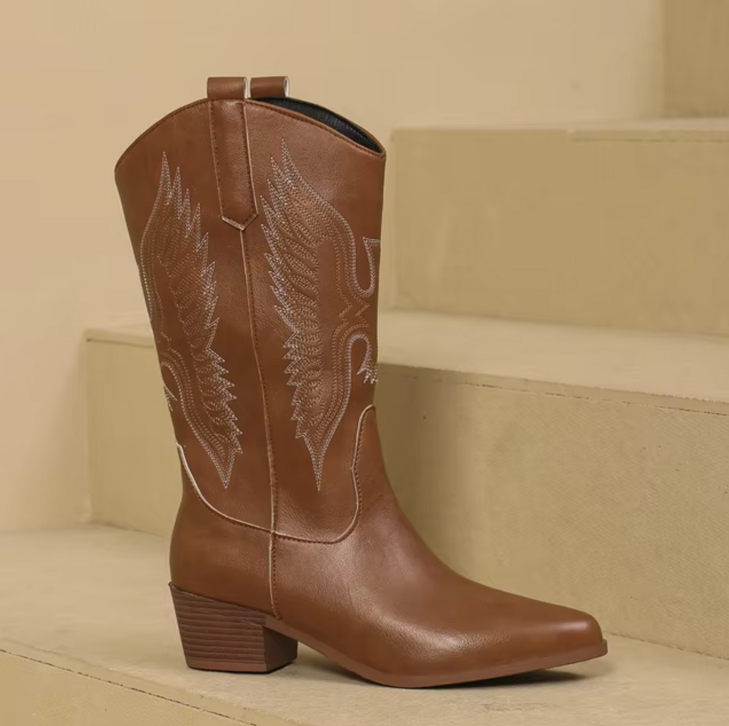 GR | Leather Cowgirl Boots