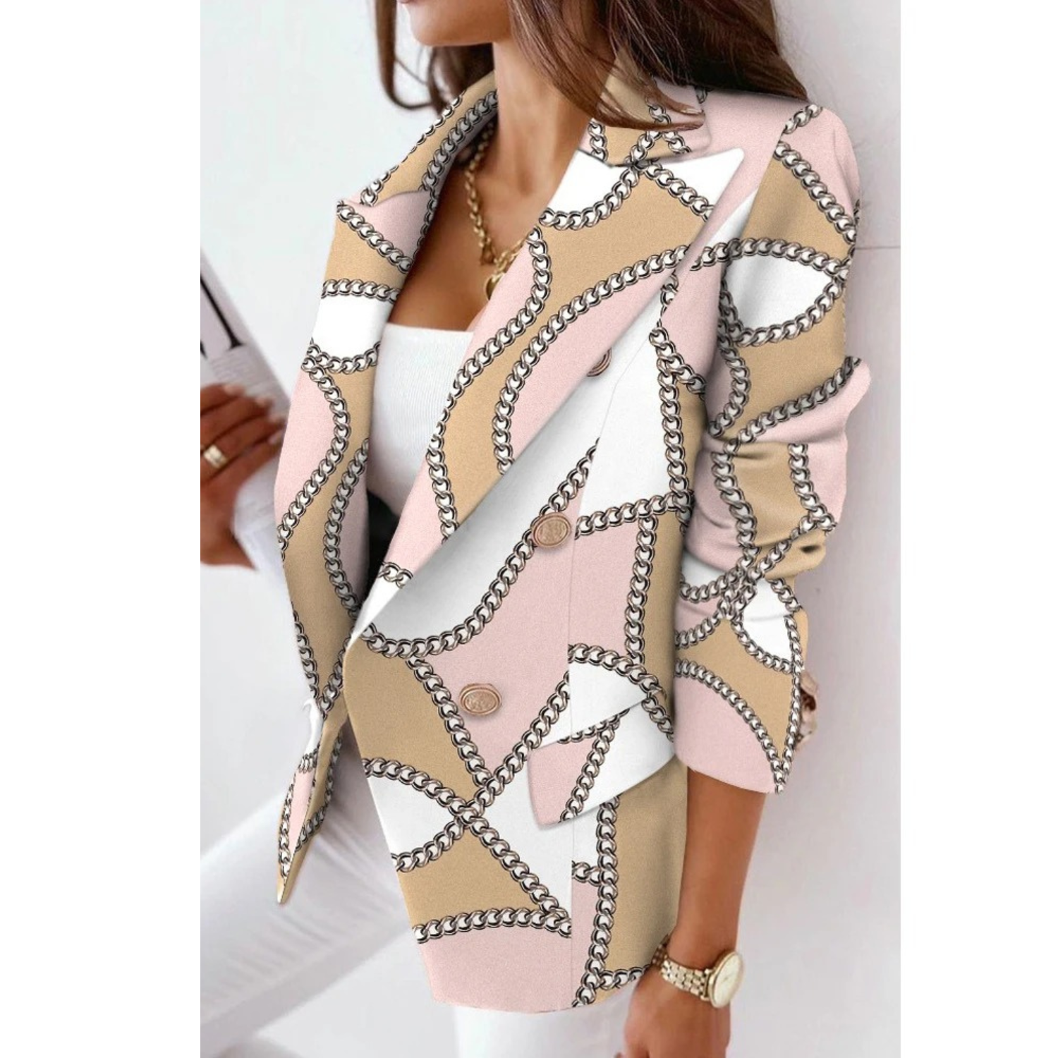 GR – Damenblazer mit Wendekragen