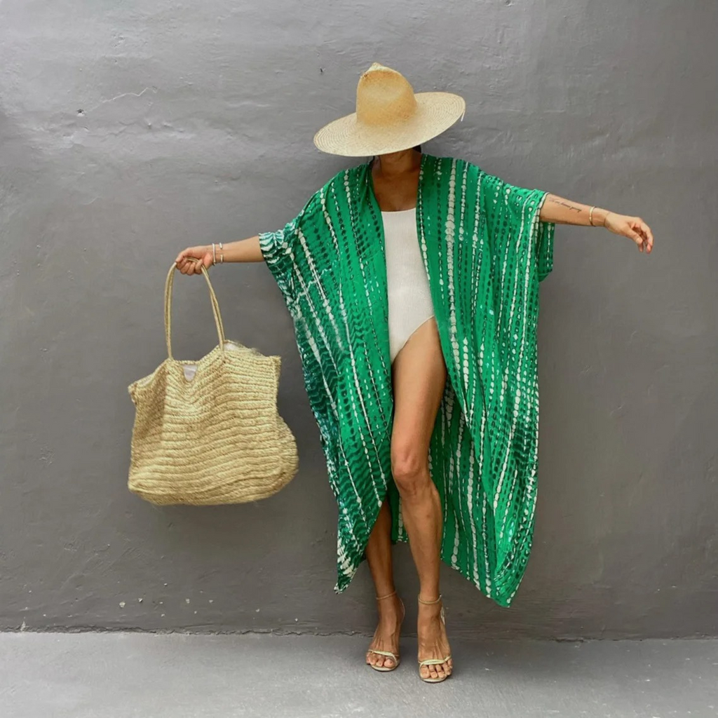 GR | Sommer Print Kimono Für Damen