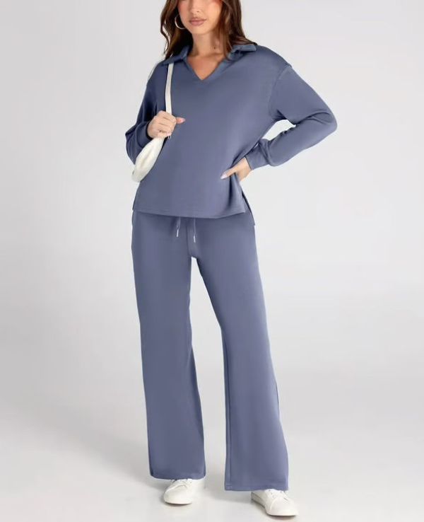 GR | Women's Two-Piece Set: Comfortable & Trendy Look for Women