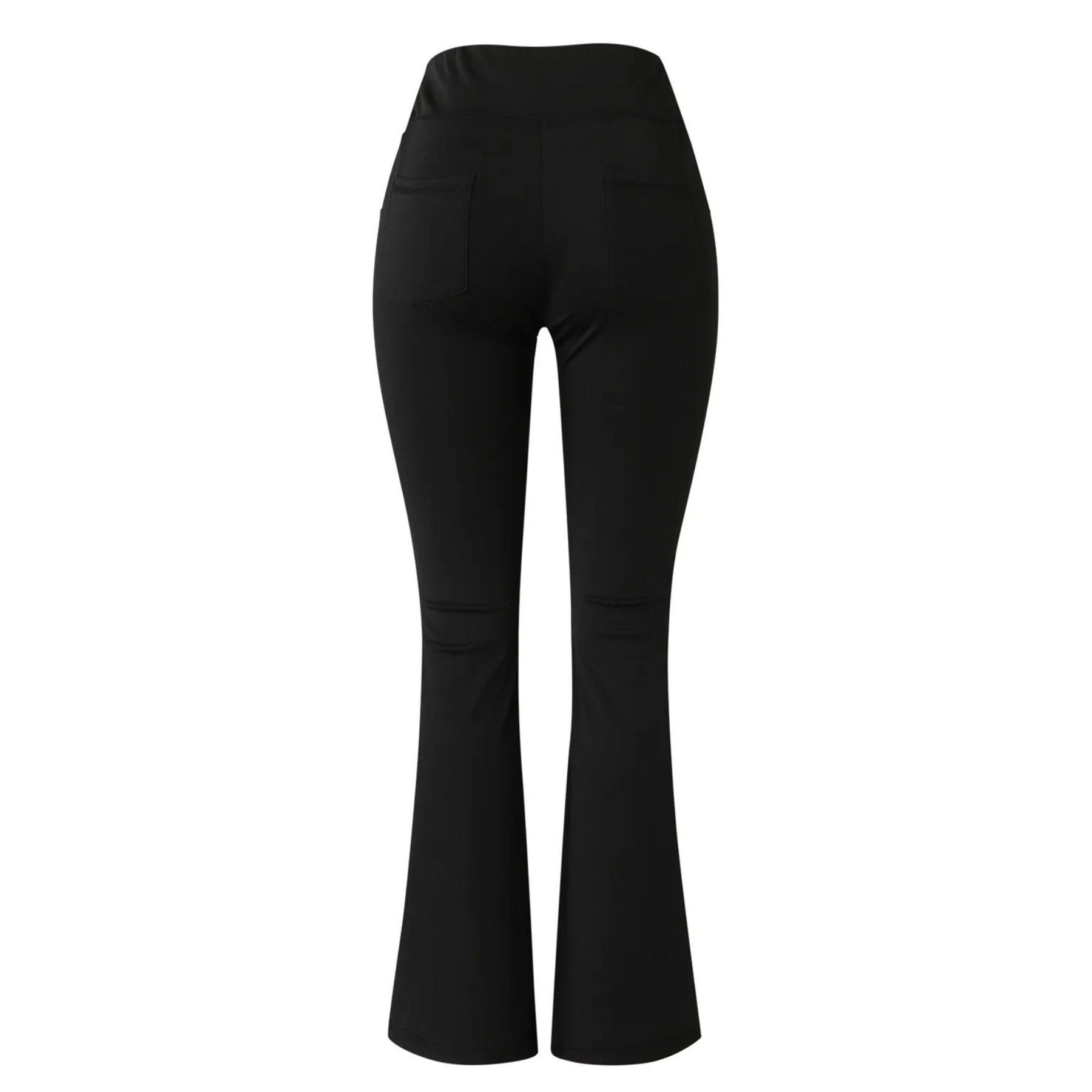 GR | Sporty flared trousers with high waist
