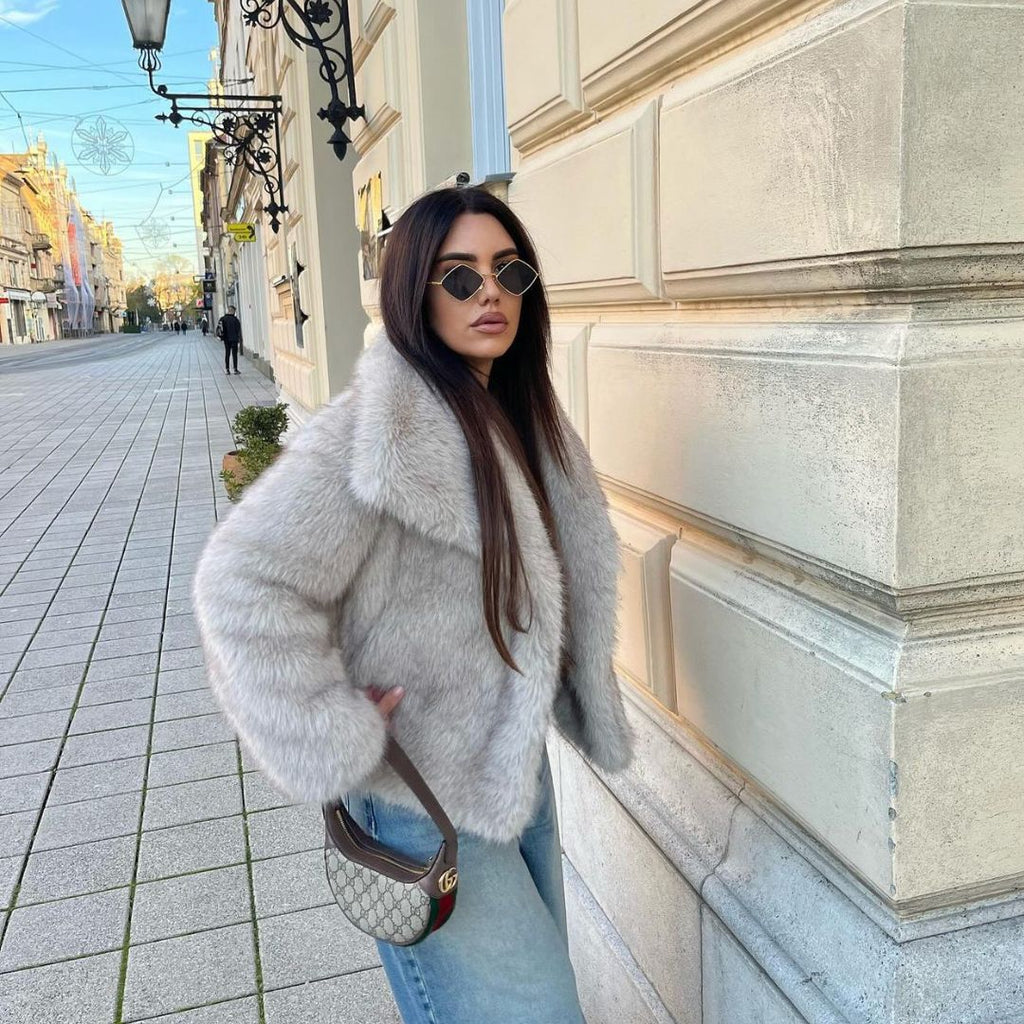 GR - Fur Coat For Women