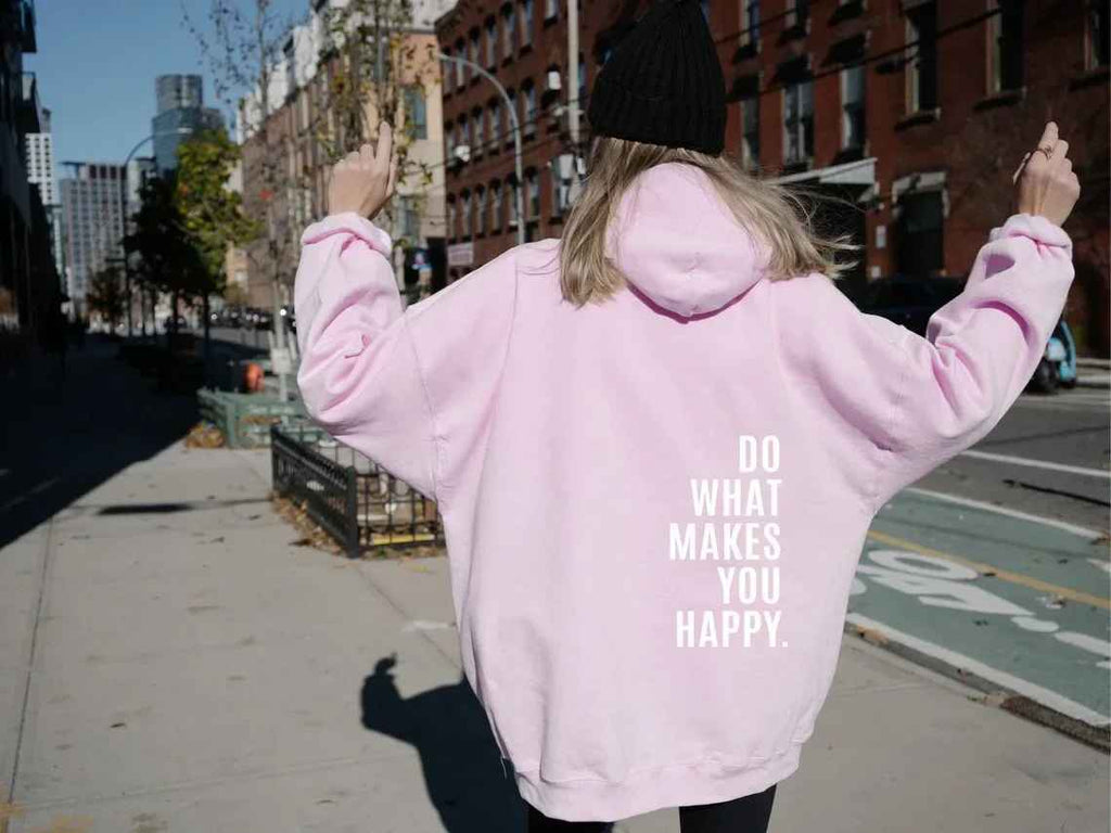 GR - Damen Hoodie - Lässiger Streetstyle mit Schriftzug