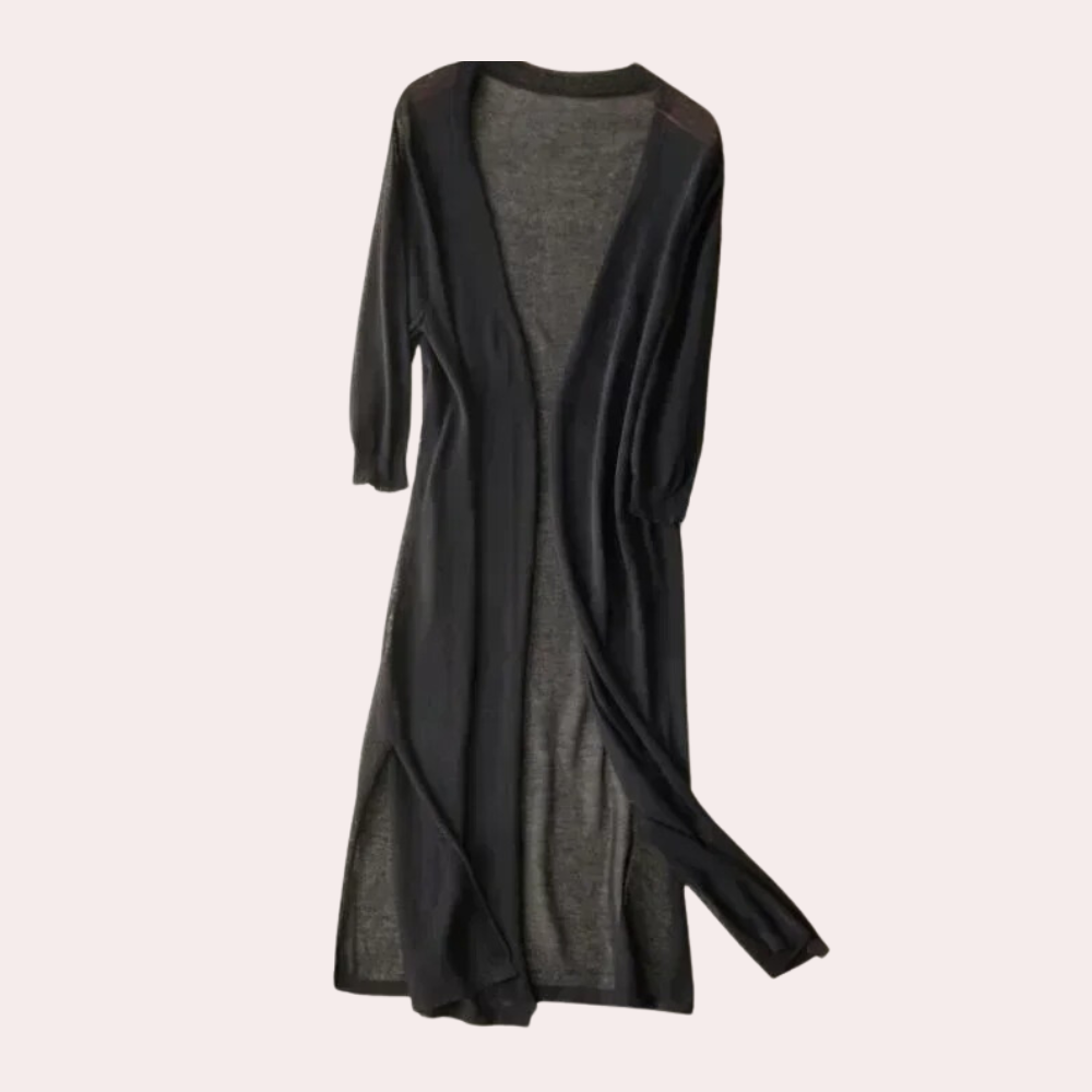 GR | Women's Long Vest Elegant and Lightweight Summer Cardigan for Women