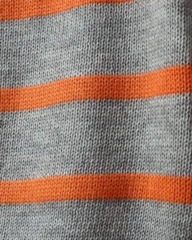 GR – Warmer gestreifter Damenpullover