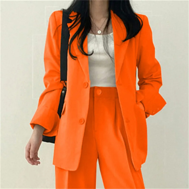 GR | Long women's blazer with wide lapels and relaxed fit