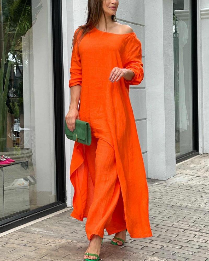 GR | Top and trousers for women