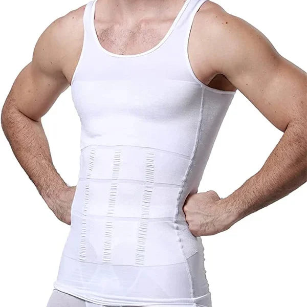 GR | Schlanke Passform Kompression Body Shaper mit Bauchkontrolle und Unsichtbarem Unterhemd Design