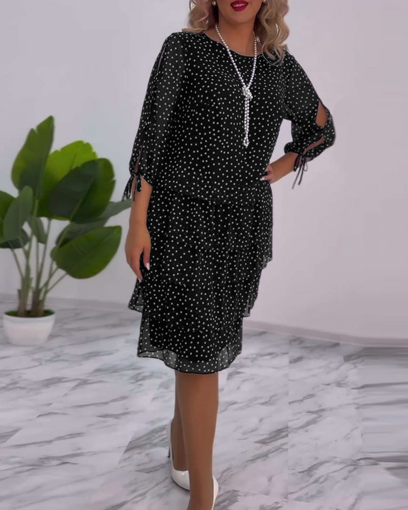 GR | Stilvolles Herbstkleid Mit Eleganz