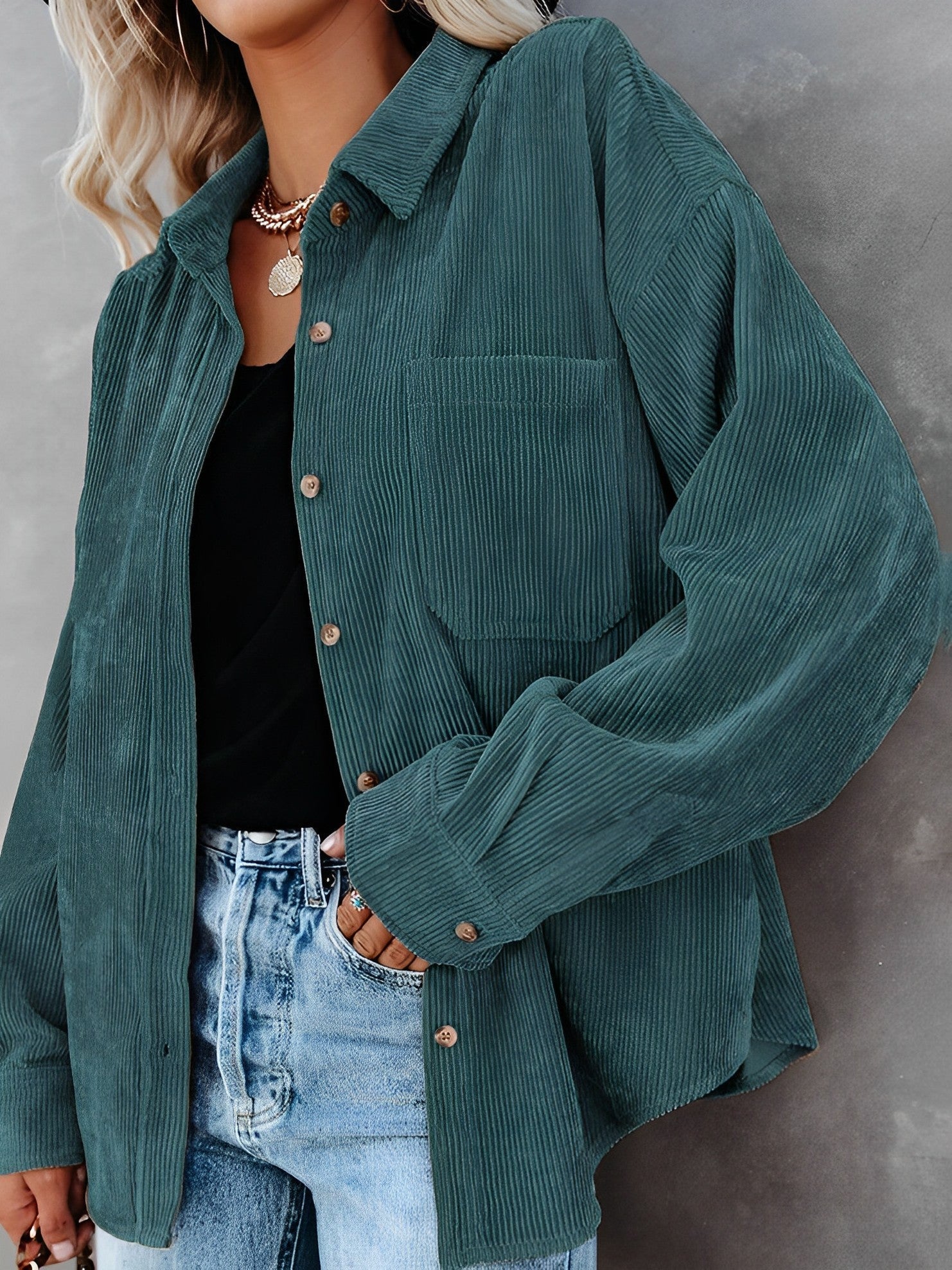 GR | Classic corduroy blouson