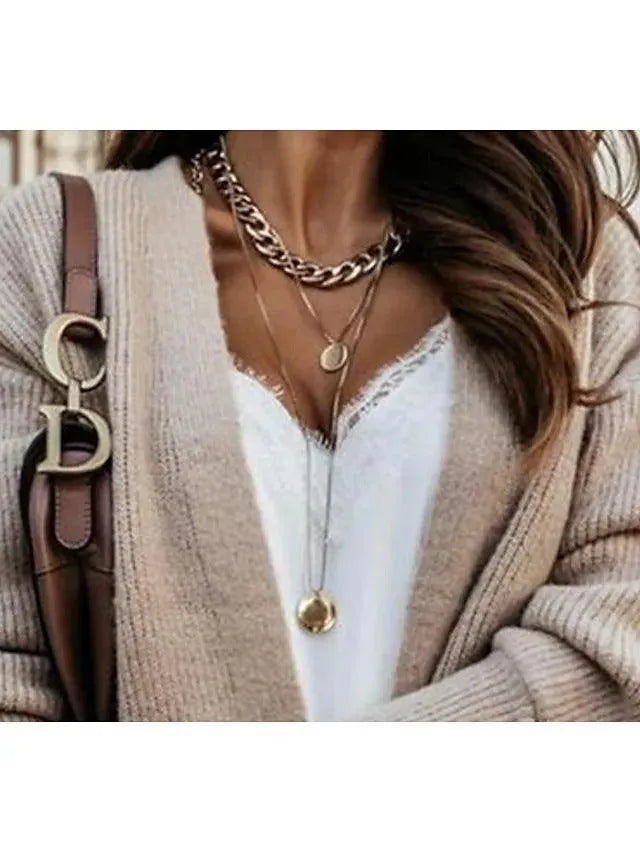 GR | Cardigan with buttons and long sleeves