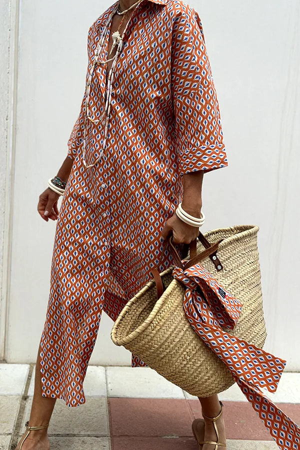 GR | Luftiges Sommerkleid mit Floralem Muster