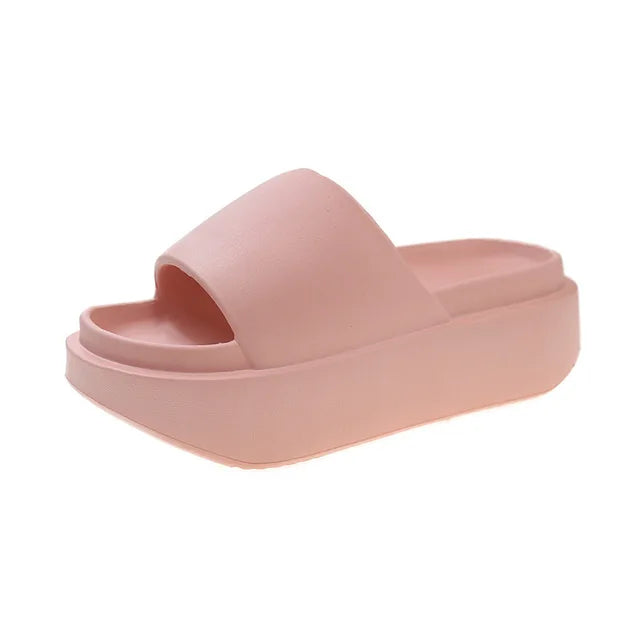 GR - Non-slip elevated platform EVA slippers for women